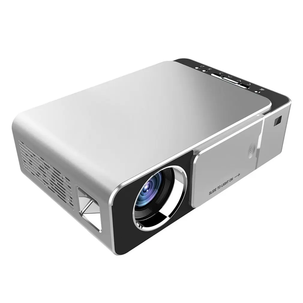 T6 wifi дополнительно 2600 люмен 720p HD Портативный светодиодный проектор HDMI Поддержка 4K 1080p HDMI USB домашний кинотеатр проектор Лидер продаж