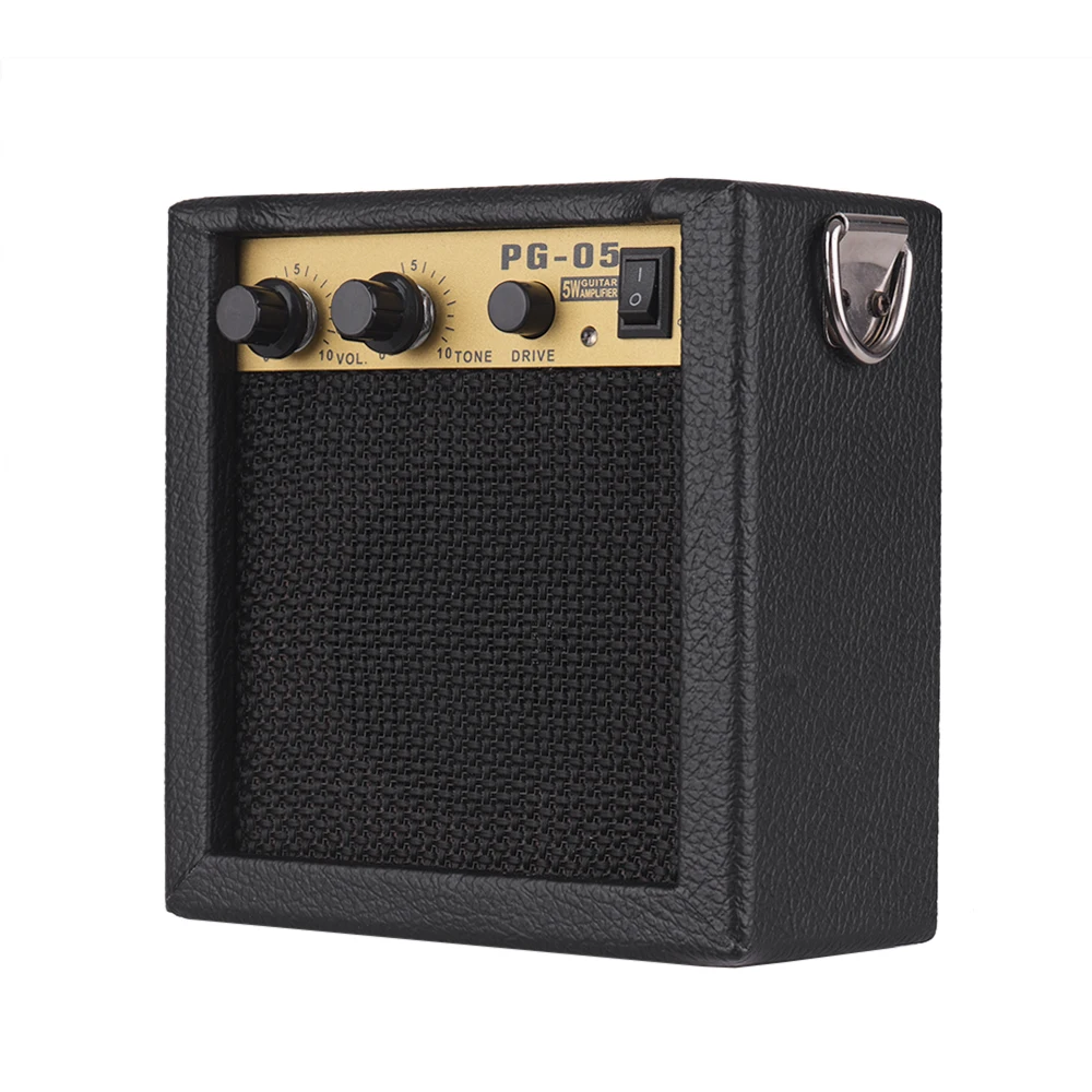 Деревянный усилитель для акустической гитары Amp Speaker 5 Вт с 6 35 мм входом 3 выход
