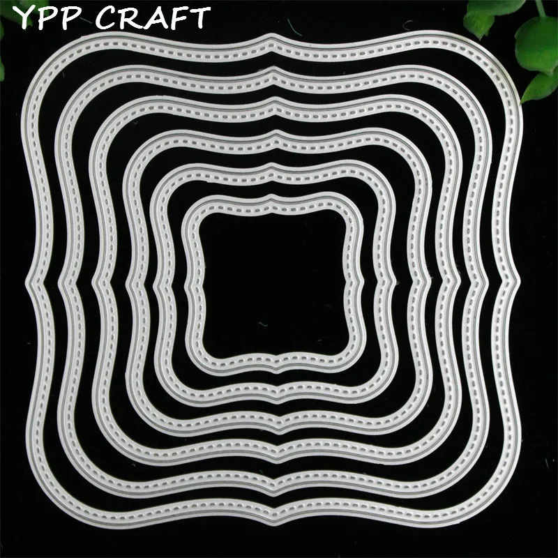 

YPP CRAFT 6pc new metal die cuts metal cutting dies scrapbooking suit for cutting machine