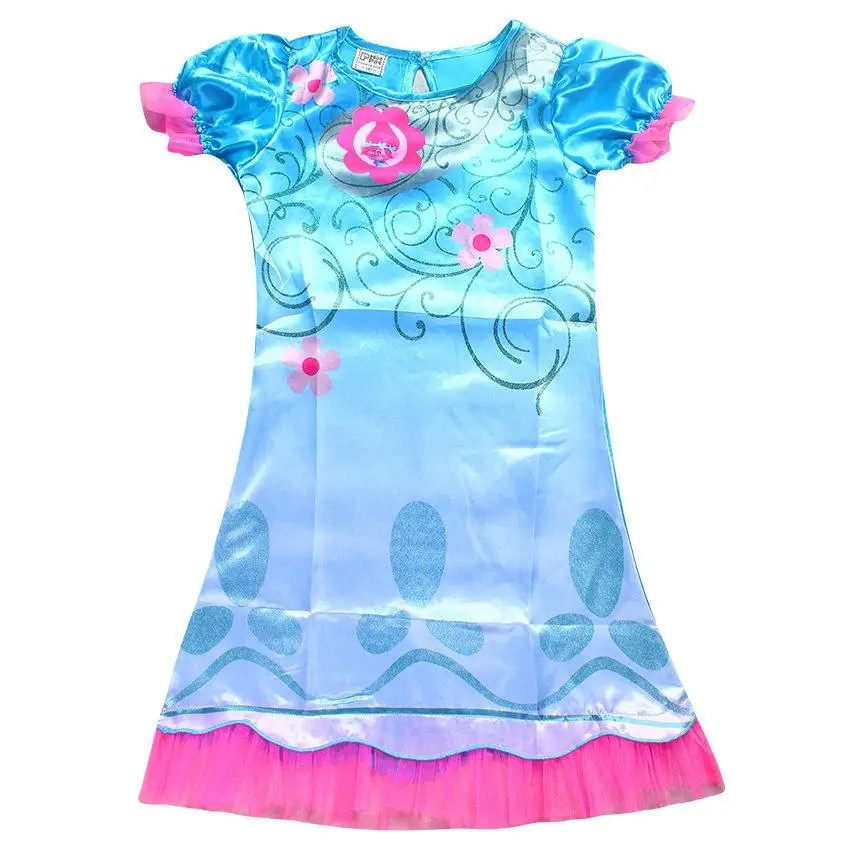 2017 новое поступление вечерние платья троллей Маковое платье в лесу синее