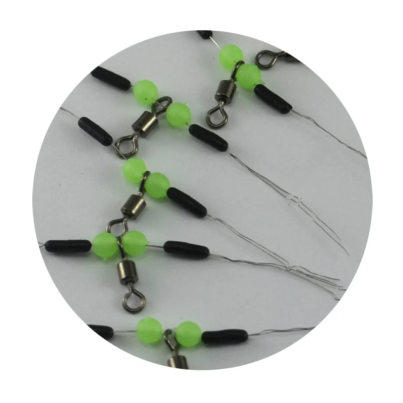4mm bead black stop 12 шт.(2 упаковки) Новинка в линии 3 way поворотный со светящейся бусиной space bean рыболовные аксессуары комбо терминал снасти Rig - Цвет: 4mm bead black stop