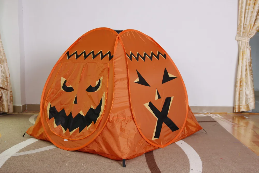 Детская палатка с головой тыквы на Хэллоуин новый дизайн игровая в форме замка