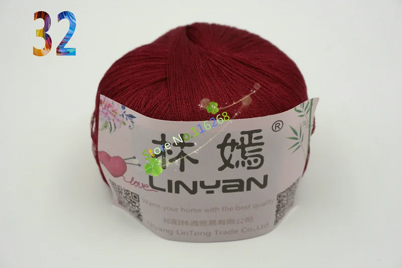 picture color 6 шт.* 100 г крючок, вязаная пряжа, нить для плетения, нить для вязания, игла, хлопчатобумажная пряжа для вязания, linha de croche t59 - Цвет: picture color