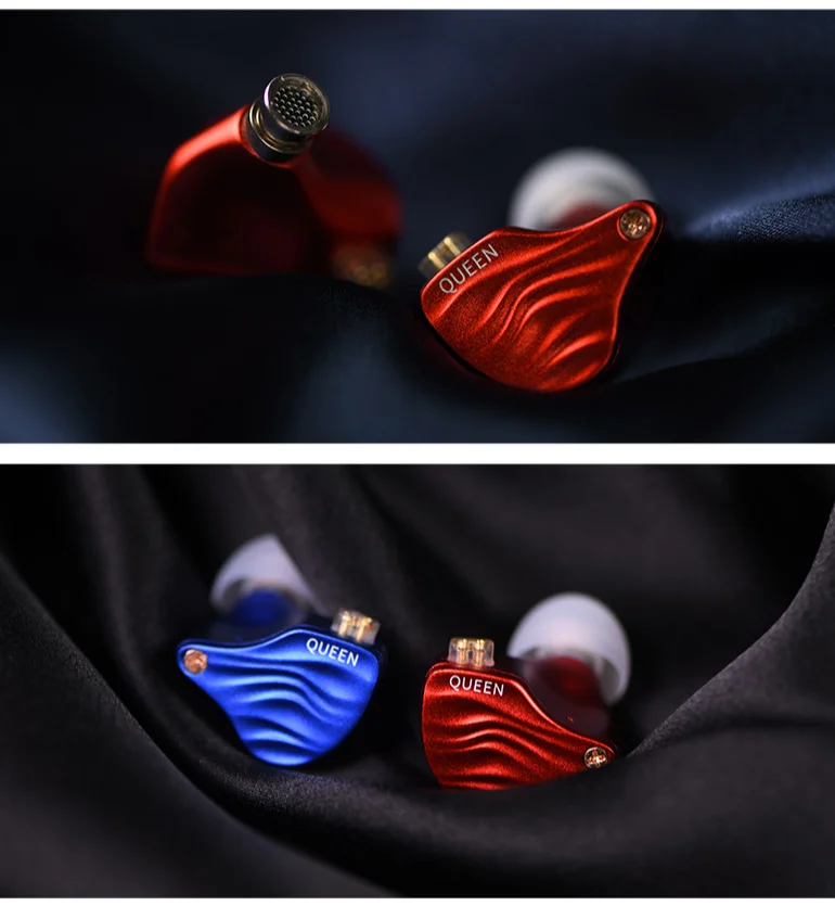TFZ королева, Hi-Fi, внутриканальный монитор наушник динамический IEM с 2-pin/0,78 мм Отсоединяемый кабель для ди-Джея свет для сцены парти металлические наушники 3,5 мм Сделано в Китае