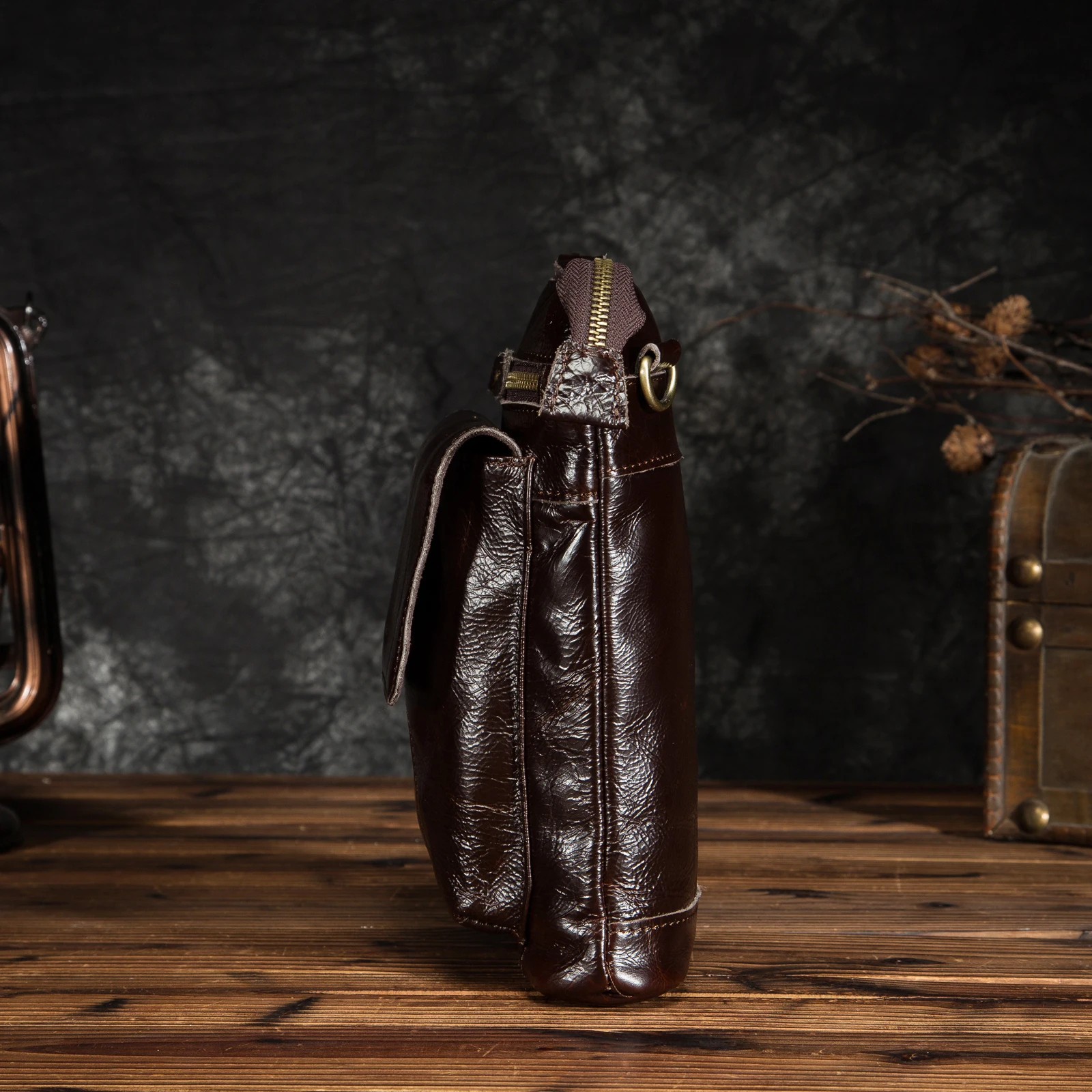 Качественная кожаная мужская повседневная дизайнерская школьная