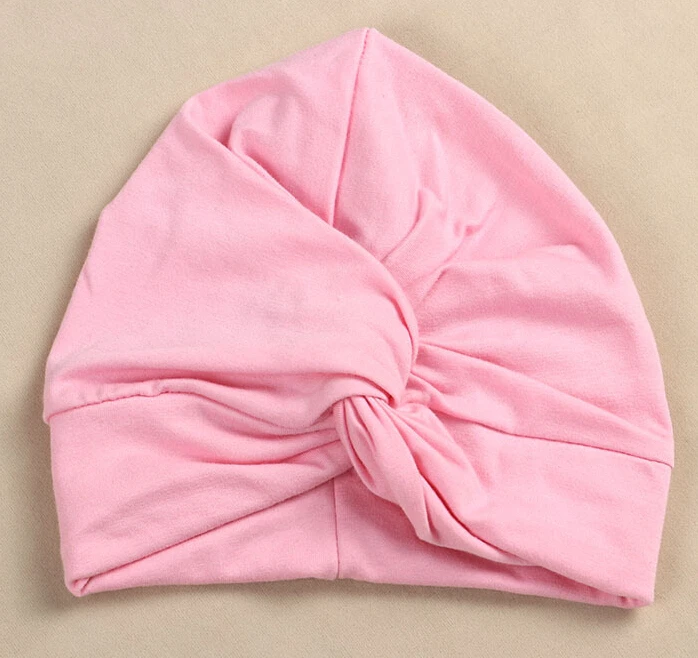2019 New Cute Newborn Toddler Kids Baby Boy Girl Turban Cotton Beanie Hat Caps Solid Gray Green Pink Black 0-2Y | Детская одежда и