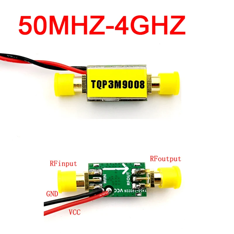 

TQP3M9008 50M-4GHz 2.4G RF Low Noise Amplifier Module Gain 20DB High Linearity for FM HF VHF / UHF Ham Radio AmplifierS