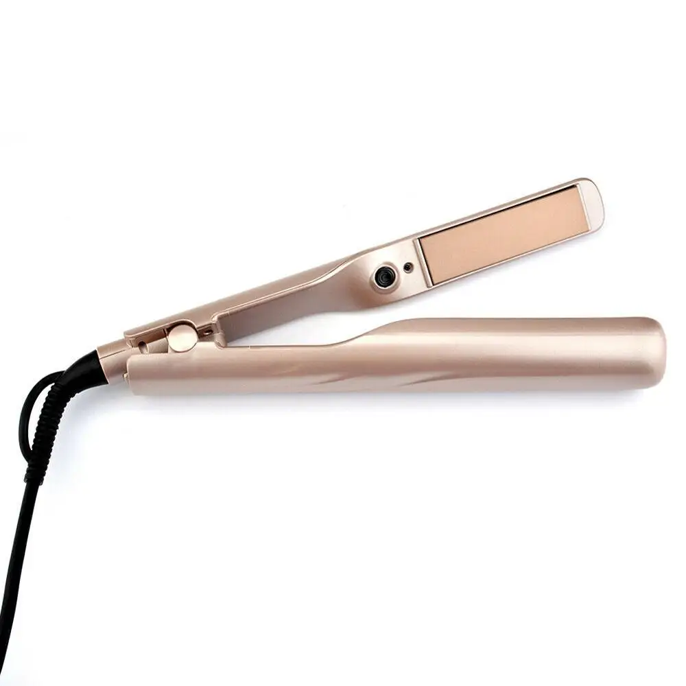 2 in 1 Use Professional Hair Straightener Negative Ion Straightening Curling Tools Corrugation Iron for Dry Wet Flat | Красота и