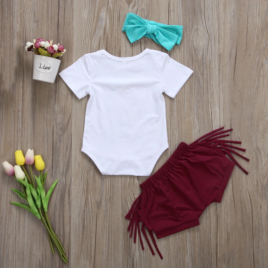 2018 Carters Официальный магазин roupa infantil одежда для малышей 3 шт. комбинезон с перьями
