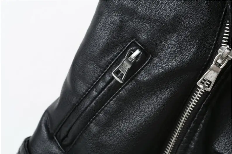 Жилет из искусственной кожи для девочек 2017 детский жилет мальчиков Детская