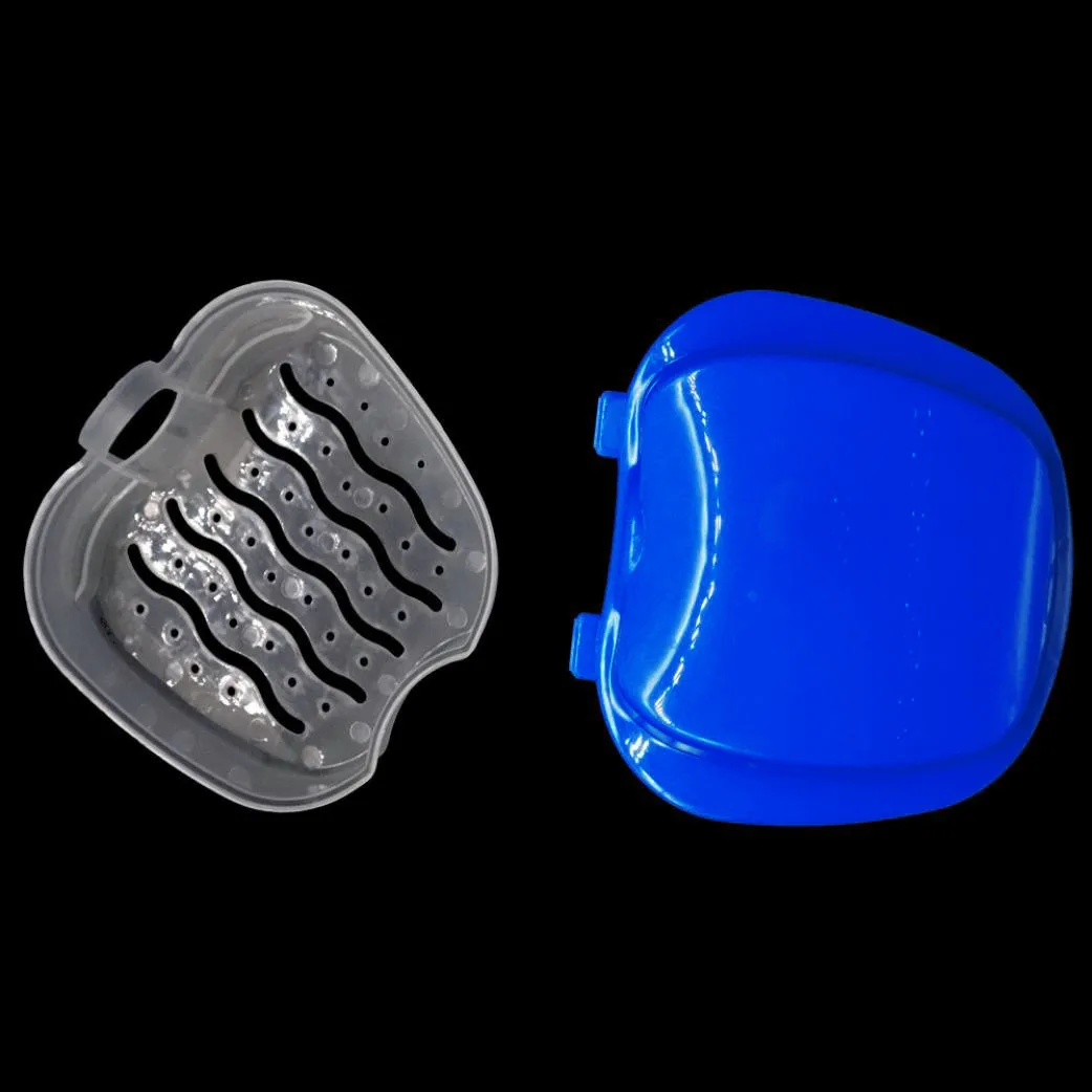 Dropshipping Denture Bath Box Case Dental False Teeth Storage with Hanging Net Container | Дом и сад
