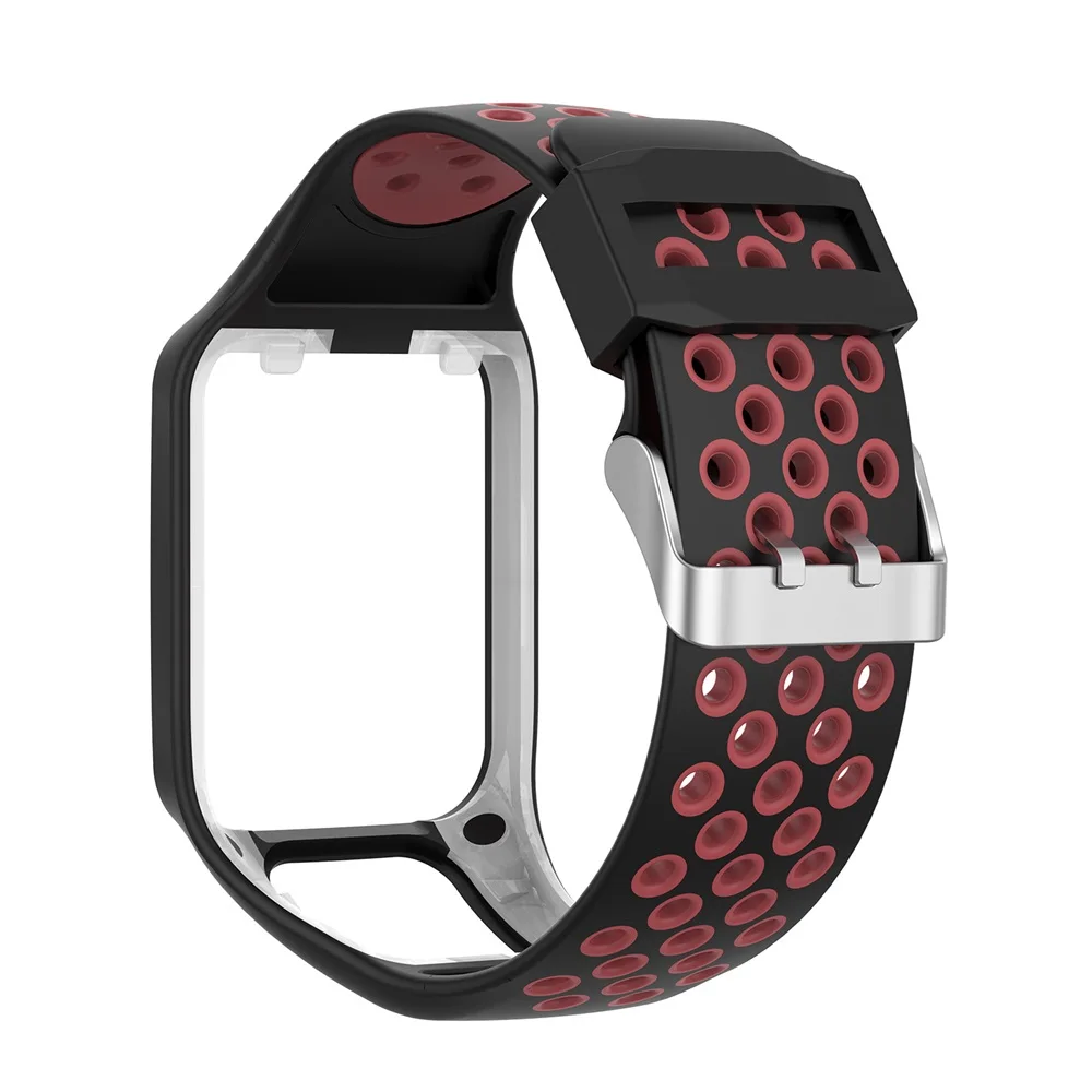 Сменный Браслет для часов Tomtom, силиконовый ремешок для Tomtom Runner 3/Adventurer/Golfer 2/Runner 2 Cardio/Spark 3 Music