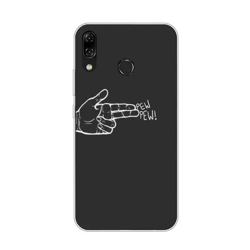 As picture showing Мягкий ТПУ чехол для Asus Zenfone 5z ZS620KL, матовый чехол с рисунком для Asus Zenfone 5 ZE620KL, чехол s, милый чехол с котом - Цвет: As picture showing