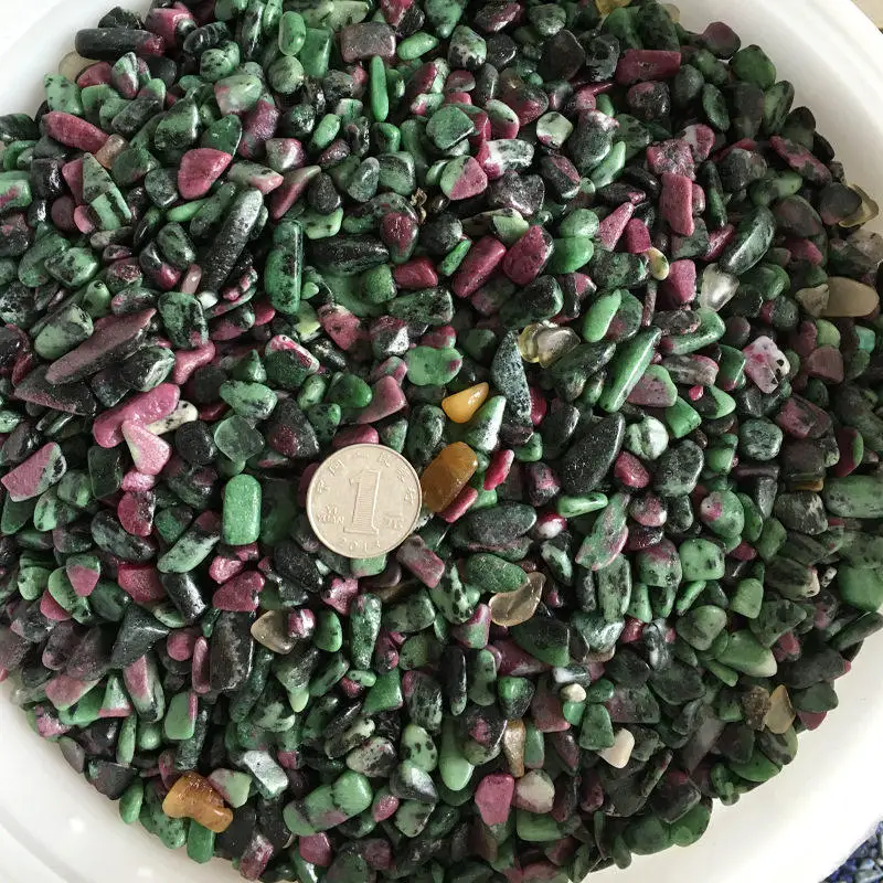 Натуральный Красный Зеленый эпидот кристалл морганита рубин камни кварц