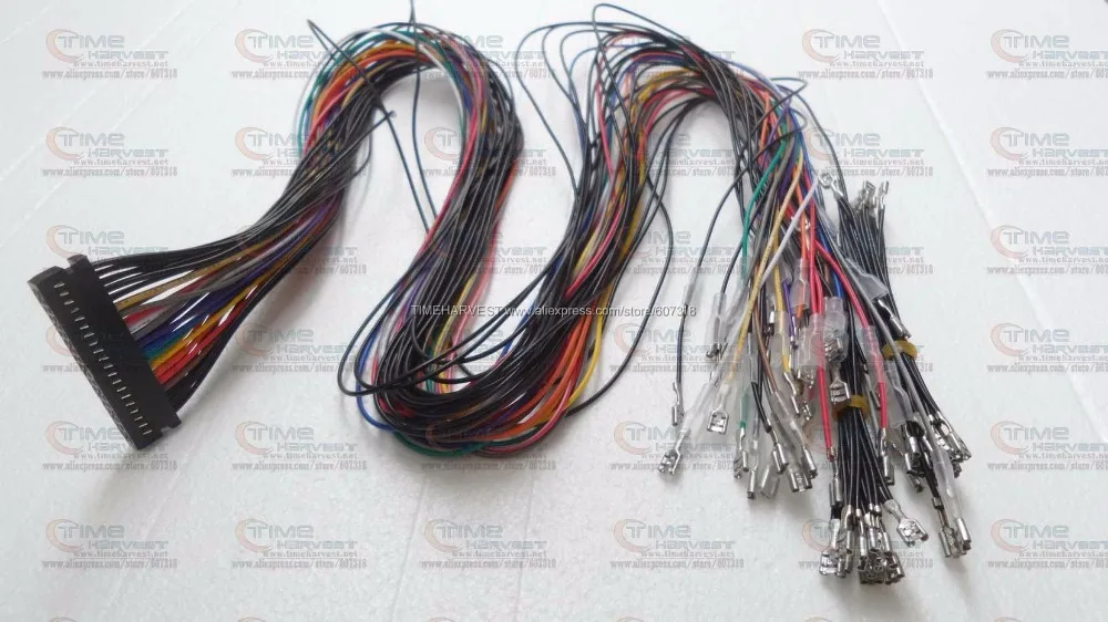 

Good quality Wires for Pandora box Home version Family Game machine Cables with 2.8 4.8mm connector wiring to buttons & joystick