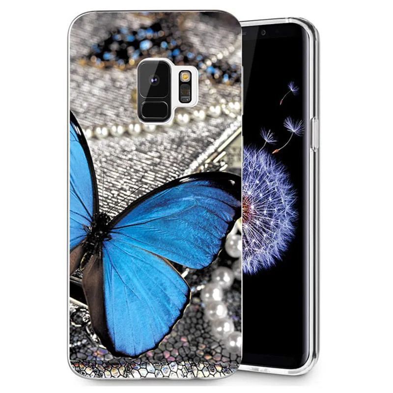 Case For Samsung Galaxy S3 S9 S9Plus S8 Plus S7 edge Note 8 TPU Soft Landscape Cartoon Painted Fundas R052 |