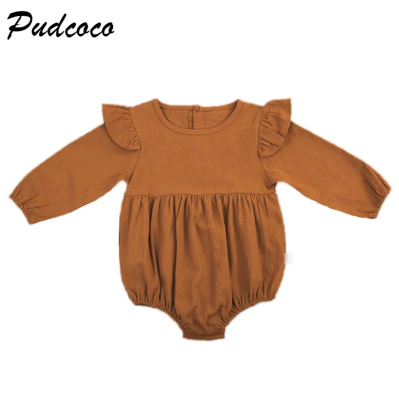 

Комбинезон Pudcoco для девочек 0-24 месяцев, весна-осень