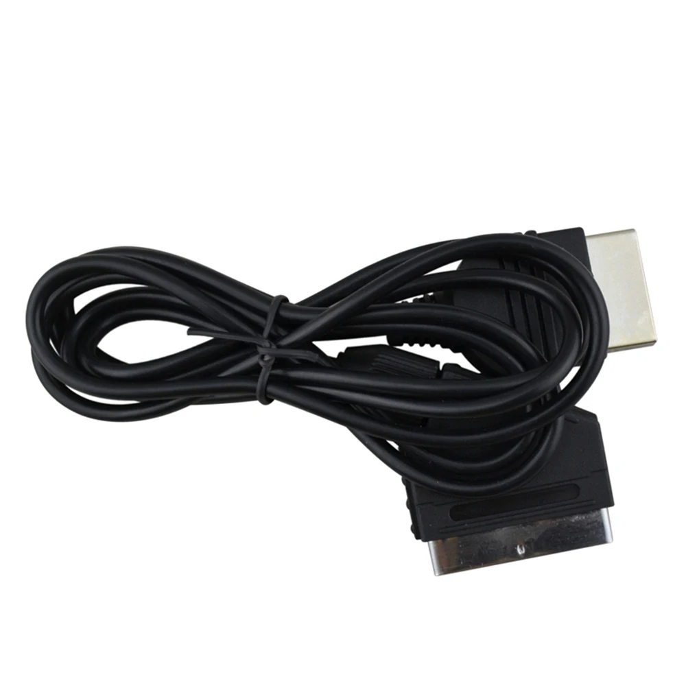 BUKIM 5 шт. черный 1 8 м/6 футов 24Pin RGB Scart av кабель свинцовый аудио видео разъем для