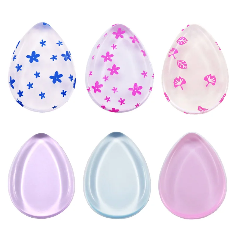 1 шт. прозрачный Желейный пудинг силиконовый гель косметический макияж губки