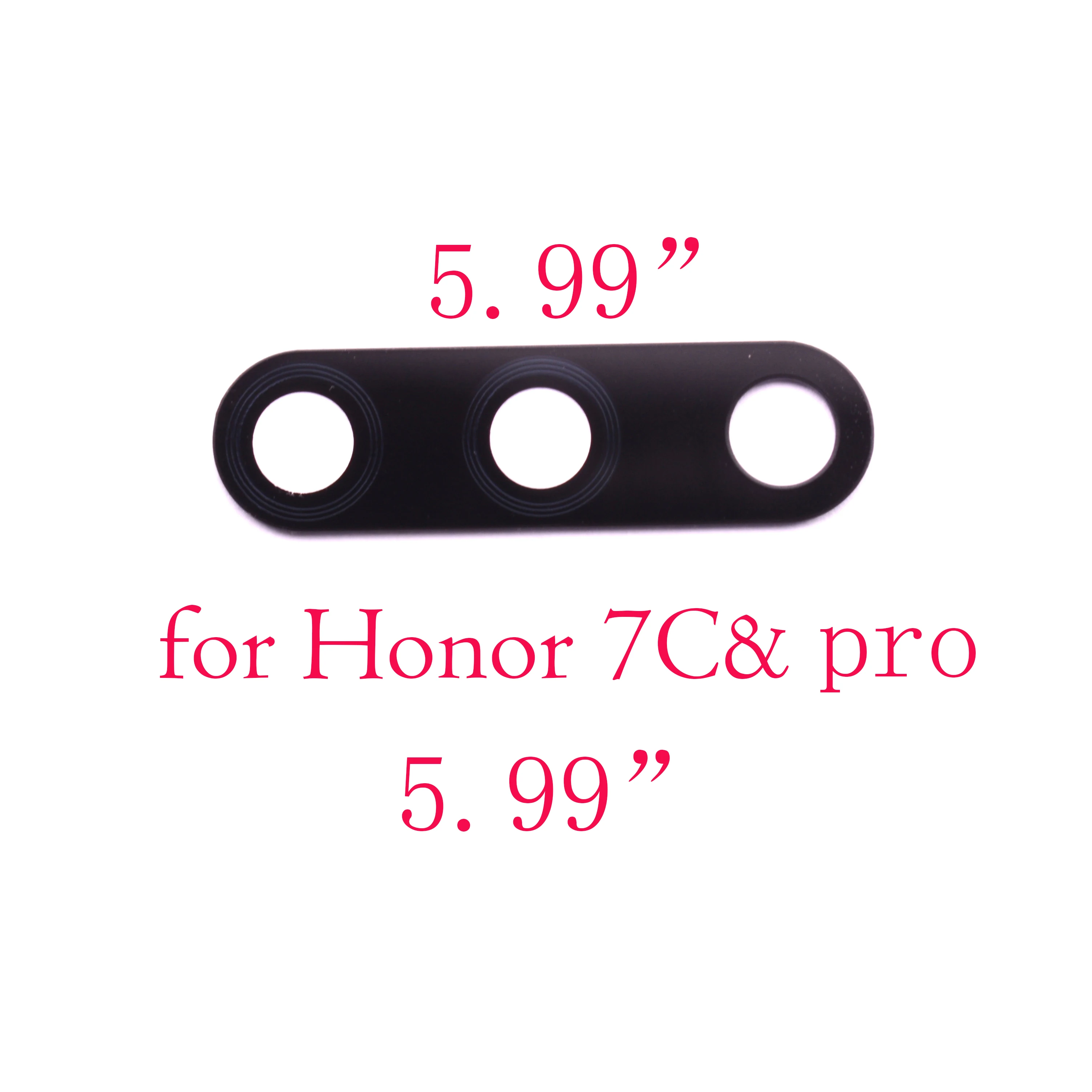 Новый оригинальный стеклянный объектив камеры для Huawei Honor 7C и Pro с клеем