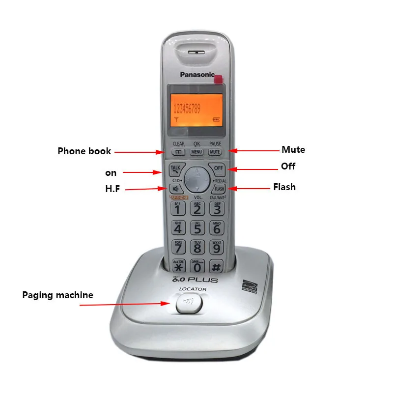 DECT 6 0 Plus цифровой беспроводной телефон с внутренней связью ID Домашний