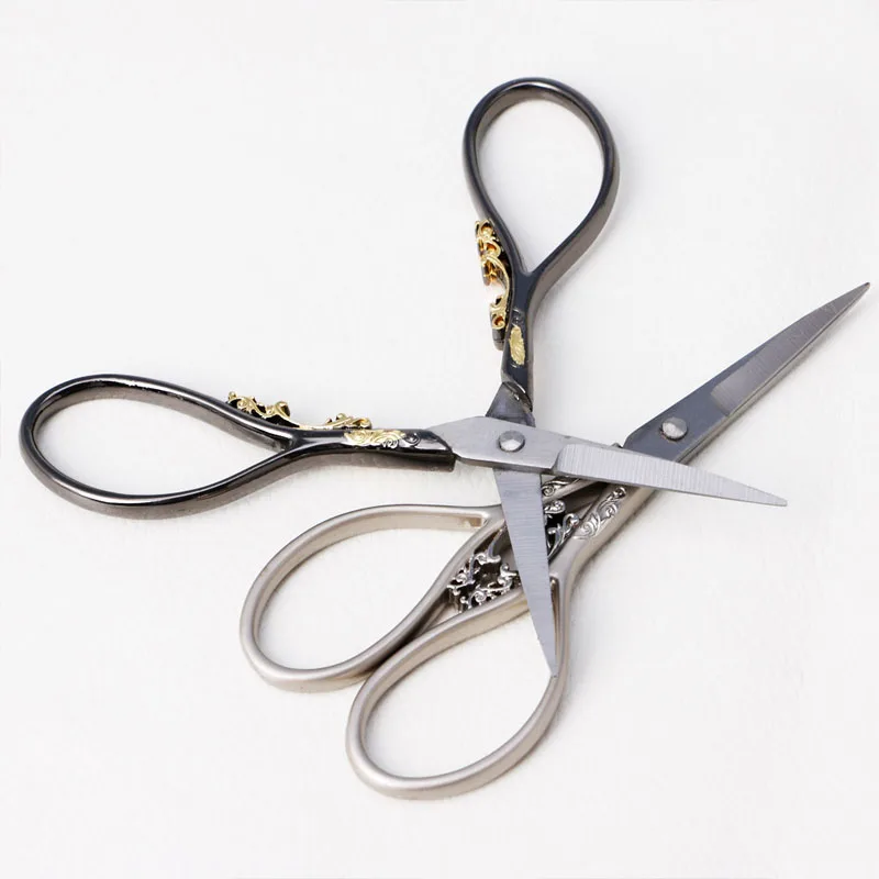 1PC Stainless Steel Floral Scissors Sewing Shears DIY Tool Dressmaking Pinking Fabric Craft | Дом и сад