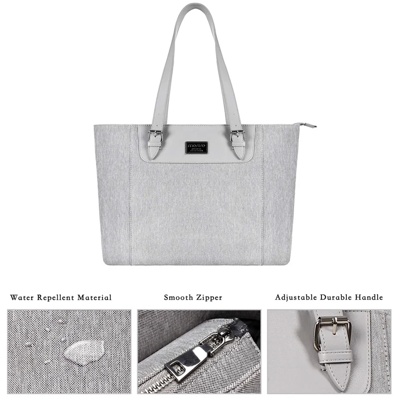 MOSISO вместительная сумка для ноутбука женщин водонепроницаемая сумка-тоут до 17 3