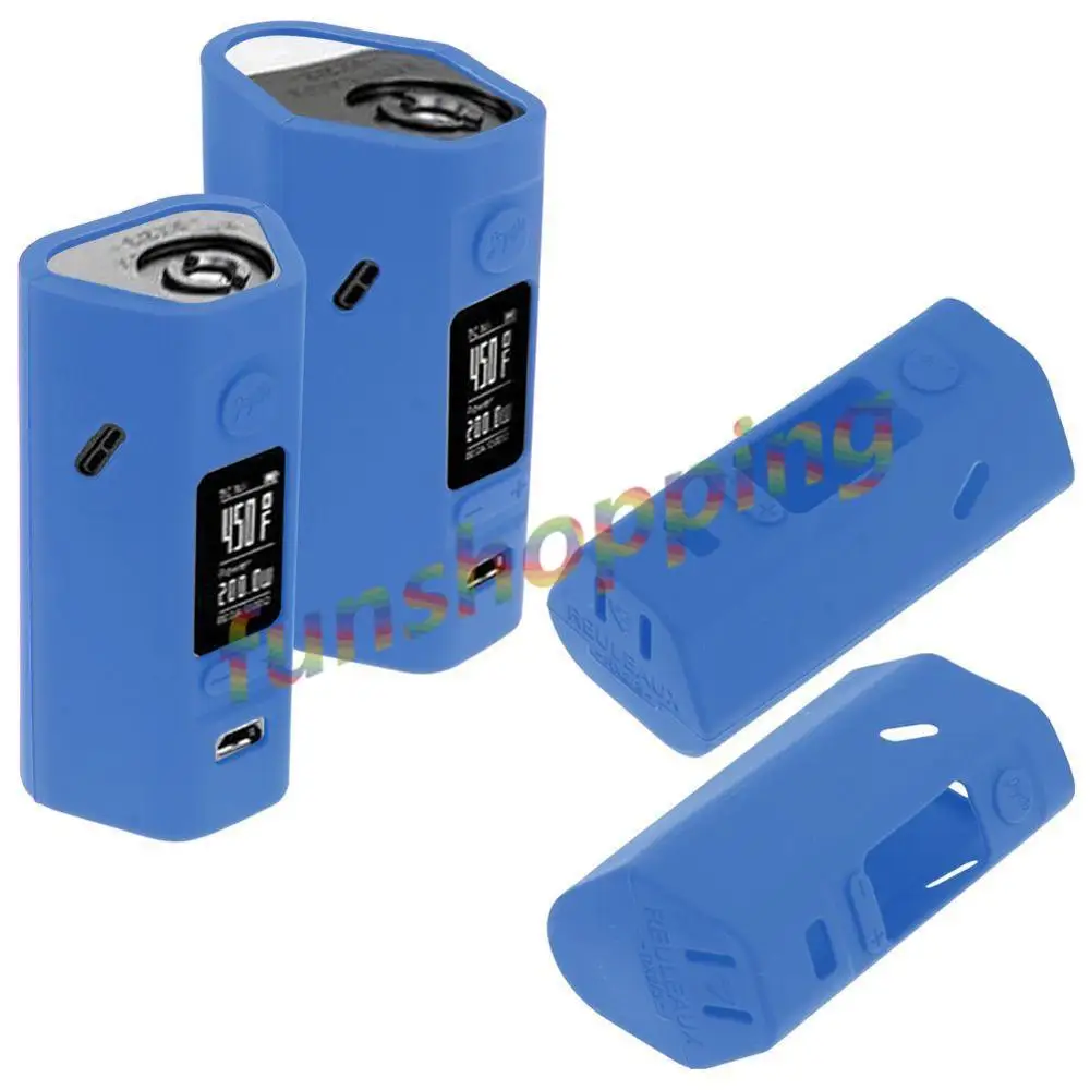 Blue Camouflage Silicone Case For RX 2/3 Reuleaux 150W 200W Vape Skin Sleeve Cover Wismec RX2/3 - Цвет: Blue