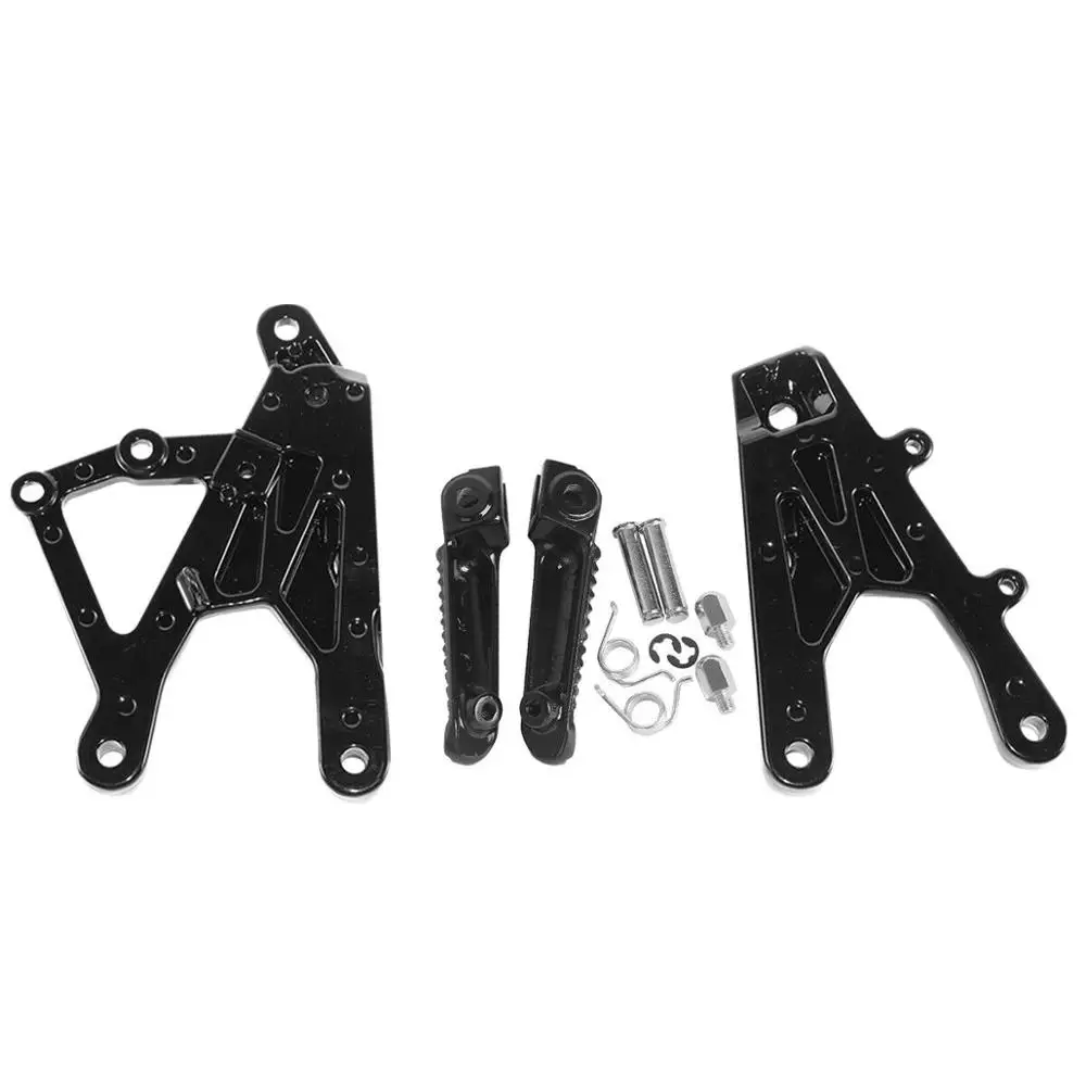 Motorcycle Front Rear Foot Peg Footrest Bracket For Yamaha YZF R1 R1S R1M 2015-2018 2017 2016 | Автомобили и мотоциклы