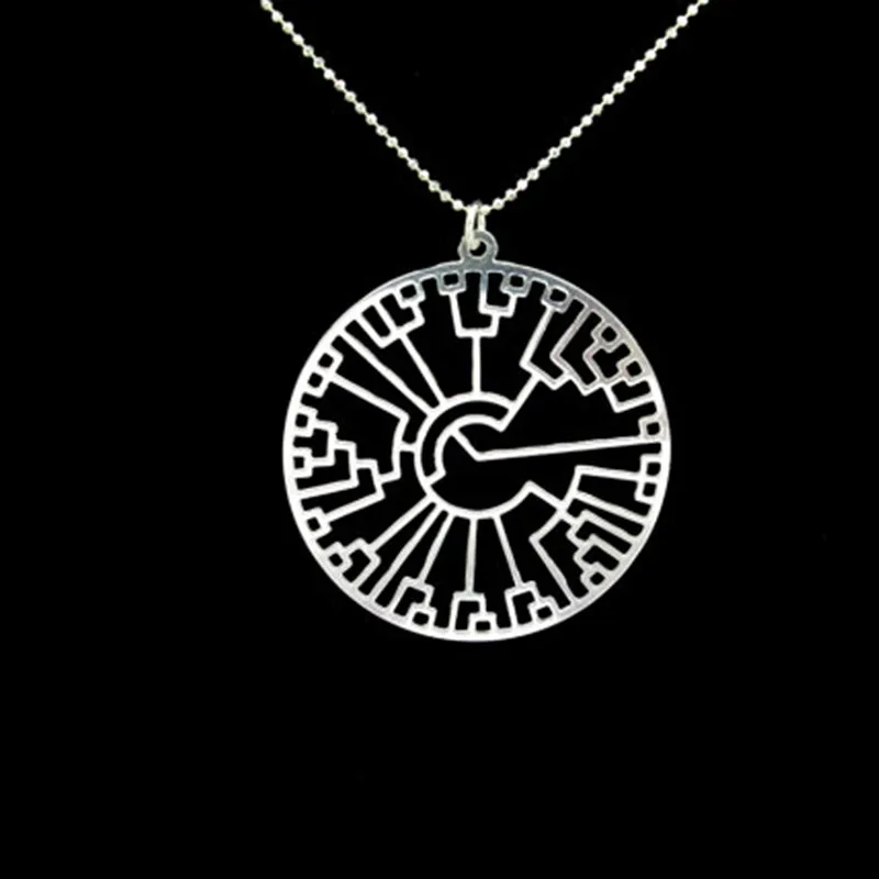 

Evolution tree - Phylogenetic tree necklace Tree of life Science silver plated chain