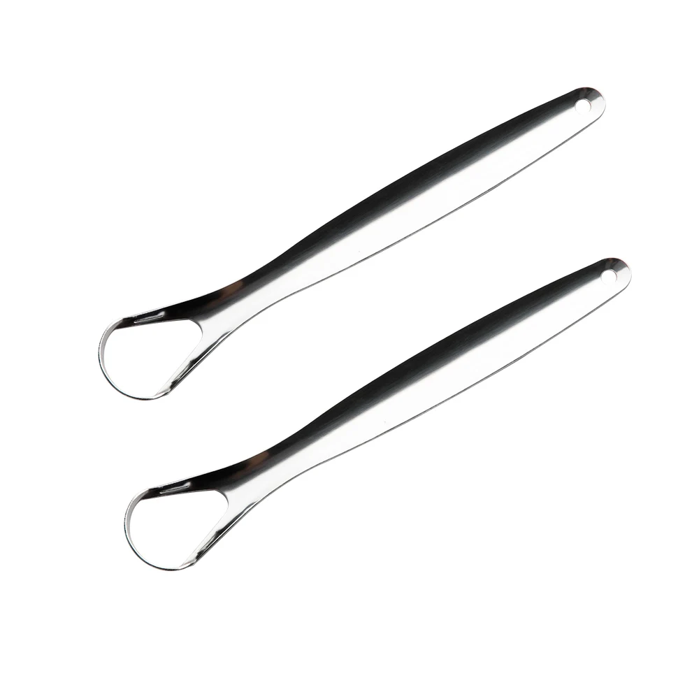 Скребок для рта из нержавеющей стали ухода за зубами 1 шт. | Красота и здоровье