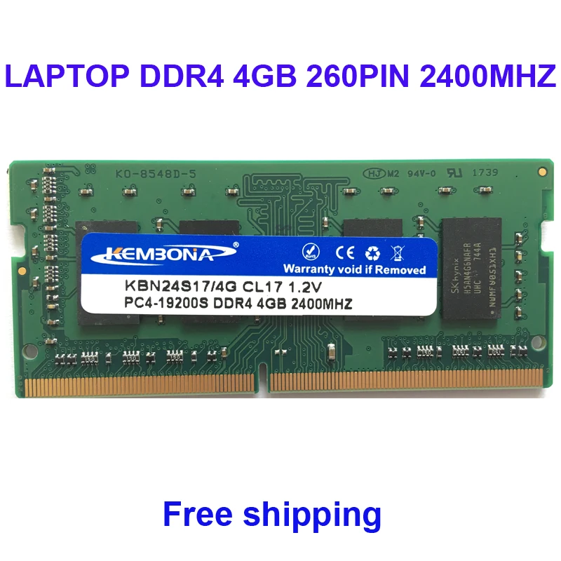 Оперативная память Kembona DDR4 4 Гб 2400 МГц 2666 4G для ноутбука модуль ОЗУ SODIMM