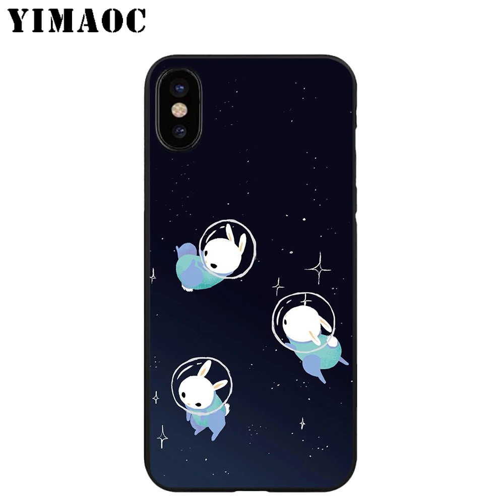 YIMAOC милый мягкий силиконовый чехол для iPhone X или 10 8 7 6 6S Plus 5 5S SE Xr Xs Max |
