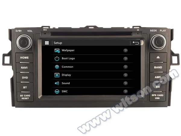 Заводская цена WITSON! Автомобильный dvd для TOYOTA AURIS 2007 2011 Навигация GPS стерео Авто