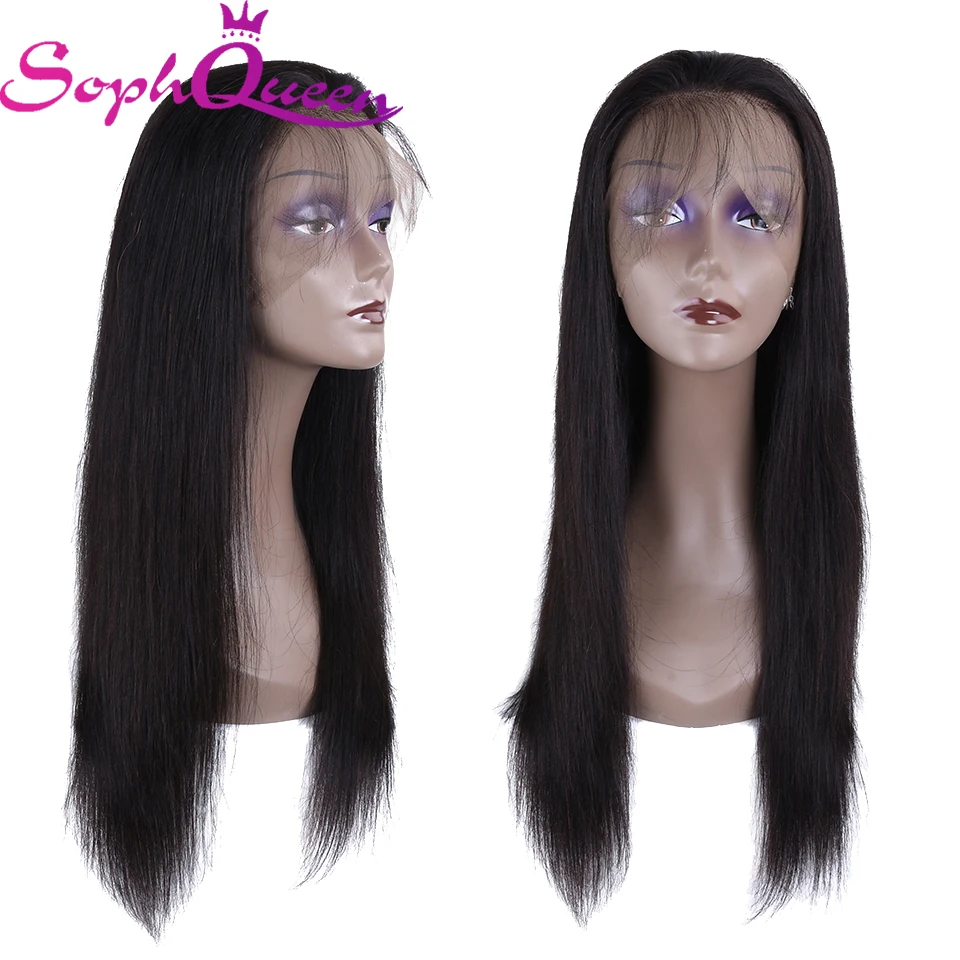 13x4 Lace Frontal Human Hair Wigs For Black Women Brazilian Straight Lace Frontal Wig With Baby Hair Remy Human Hair Wigs
