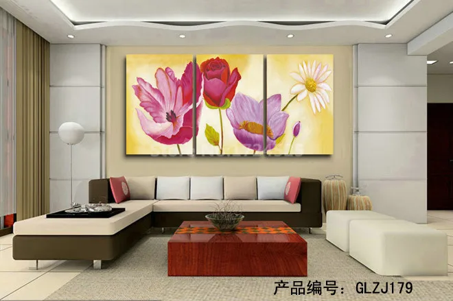 2017 Новый Топ Моды без рамки нерегулярные высокое качество 3 панели настенное