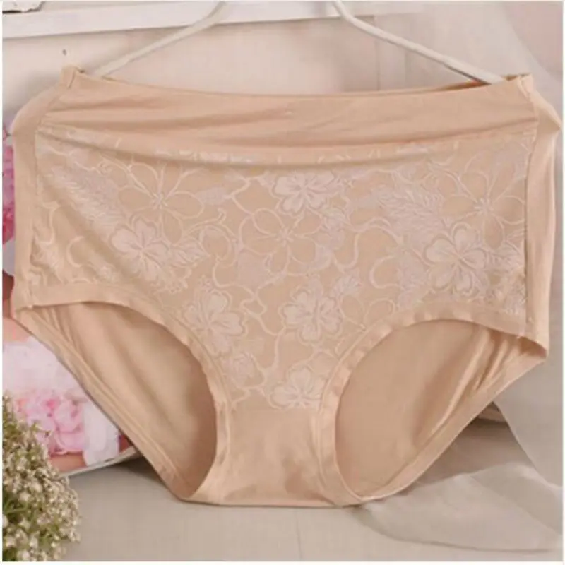 5 шт./лот женские очень большие сексуальные трусики с высокой талией Нижнее белье