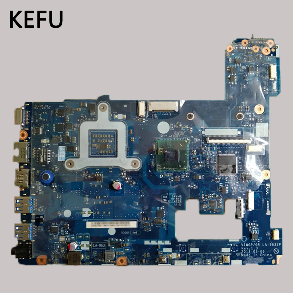 KEFU LA 9632P для ноутбука Lenovo G500 материнская плата HM76 протестированная Рабочая