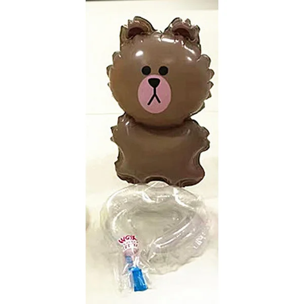 brown bear Модный Воздушный шар на запястье, животный воздушный шар из фольги, вечерние сувениры на день рождения, классические игрушки, подарок на день детей, 30 шт./лот - Цвет: brown bear