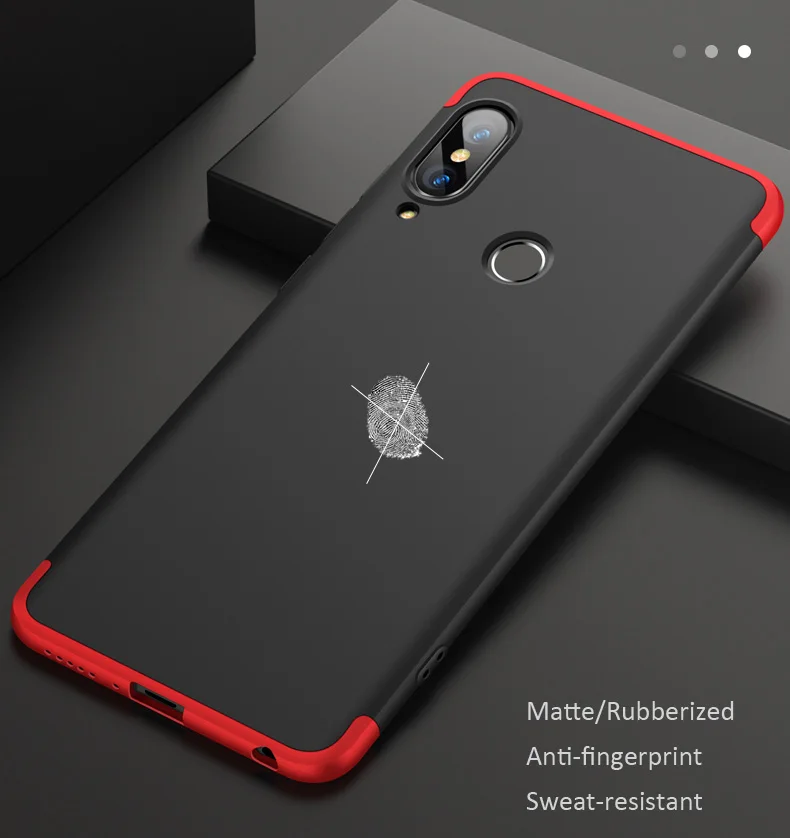 Чехол GKK для Huawei Nova 4 3 3i 360 полная защита с кольцом держателем на палец|Бамперы| |