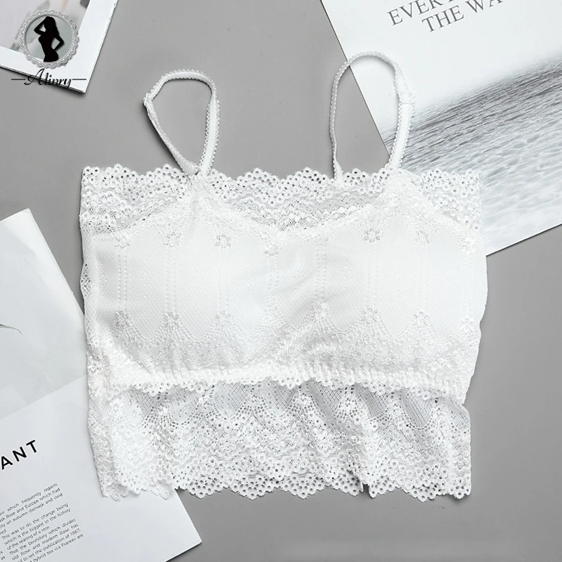 ALINRY сексуальный бюстгальтер цветочные кружева Женские топы seamless bralette белье push up