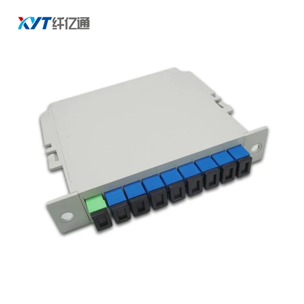 

Волоконно-оптический PLC волоконный инструмент 1x8 коробка Кассетная карта вставить PLC сплиттер модуль SC upc разъем