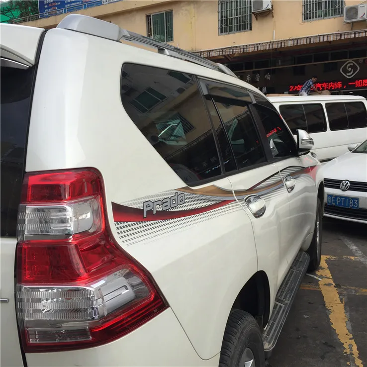 Пластиковый оконный козырек для PRADO вентиляционные оттенки защита от солнца и