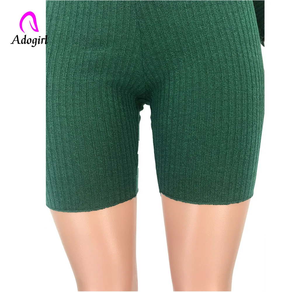 Женский комплект из двух предметов Adogirl укороченный топ в рубчик с длинным