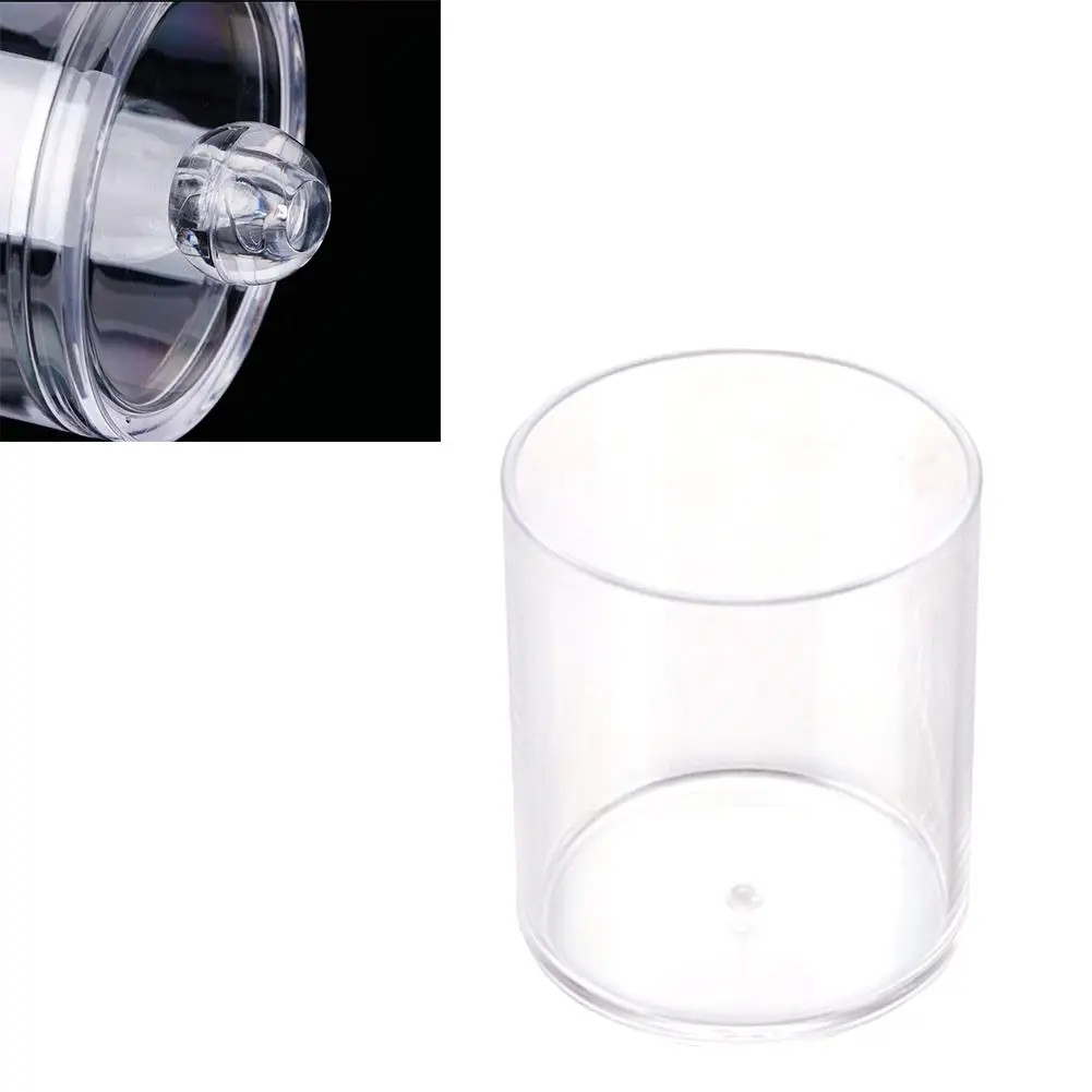 Горячая продажа 1 шт прозрачный акриловый Многофункциональный хлопковый тампон