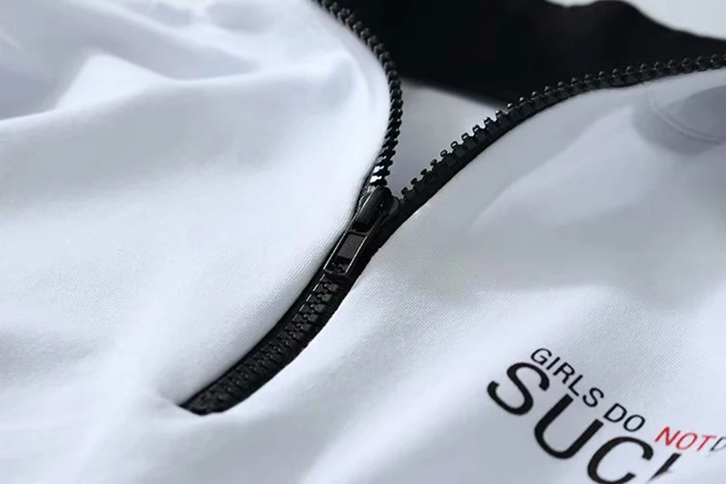 Spring Loose Short Turtleneck sweatshirt White Holes Harajuku kpop Streetwear High Waist Pullover Sweatshirt women | Женская одежда