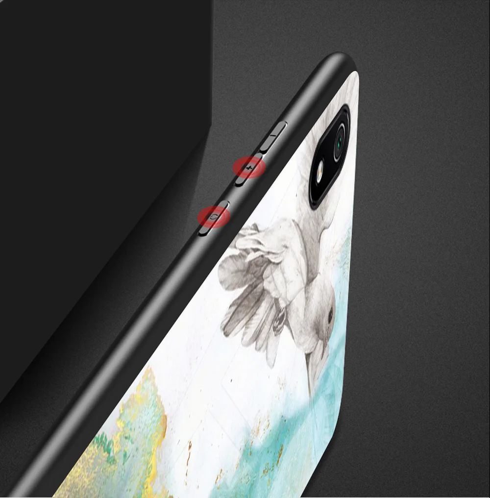 Для Xiaomi Redmi 7A чехол из мраморного глянцевого закаленного стекла Мягкий Силиконовый противоударный жесткий чехол для телефона Xiomi Redmi 7 Redmi7 6,26"