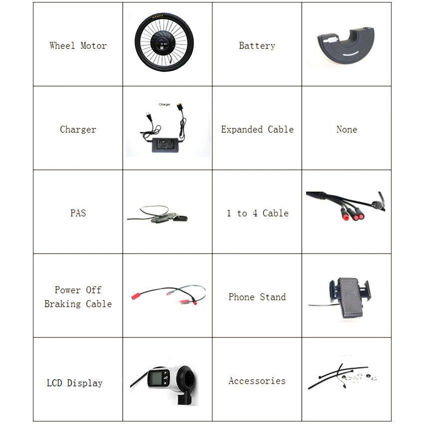 36V240W передний привод набор преобразования для электрического велосипеда 24