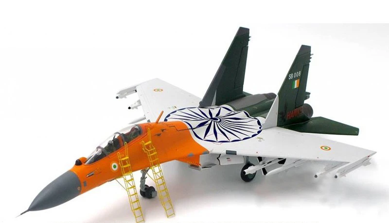 Редкие Специальное предложение 1: 72 изысканные Su-30MKI истребитель индийских ВВС Национальный день живопись сплав готовой продукции коллекция