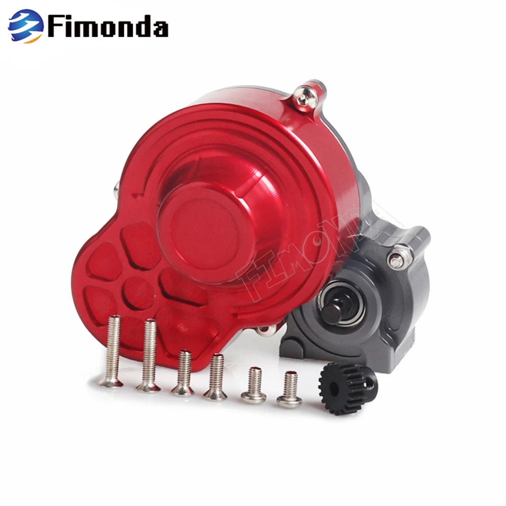 

Complete Metal SCX10 Gearbox Transmission Box with Gear for 1/10 RC Crawler Axial SCX10 90046 90047 Upgrade RC Car Upgrade Parts